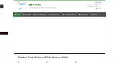 Desktop Screenshot of ajk.gov.pk