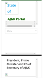 Mobile Screenshot of ajk.gov.pk