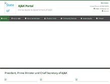 Tablet Screenshot of ajk.gov.pk